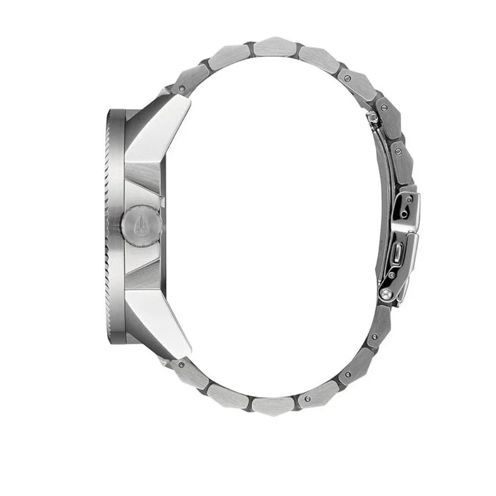 Nixon Corporal Stainless Steel A346-5339 Watches Mens OS Silver Coral GBO3187